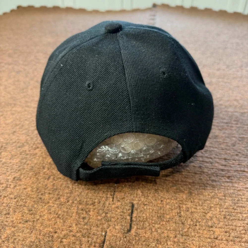 A+ Jeep Baseball Cap Mens Black Embroidered Logo Adjustable Hat One Size
